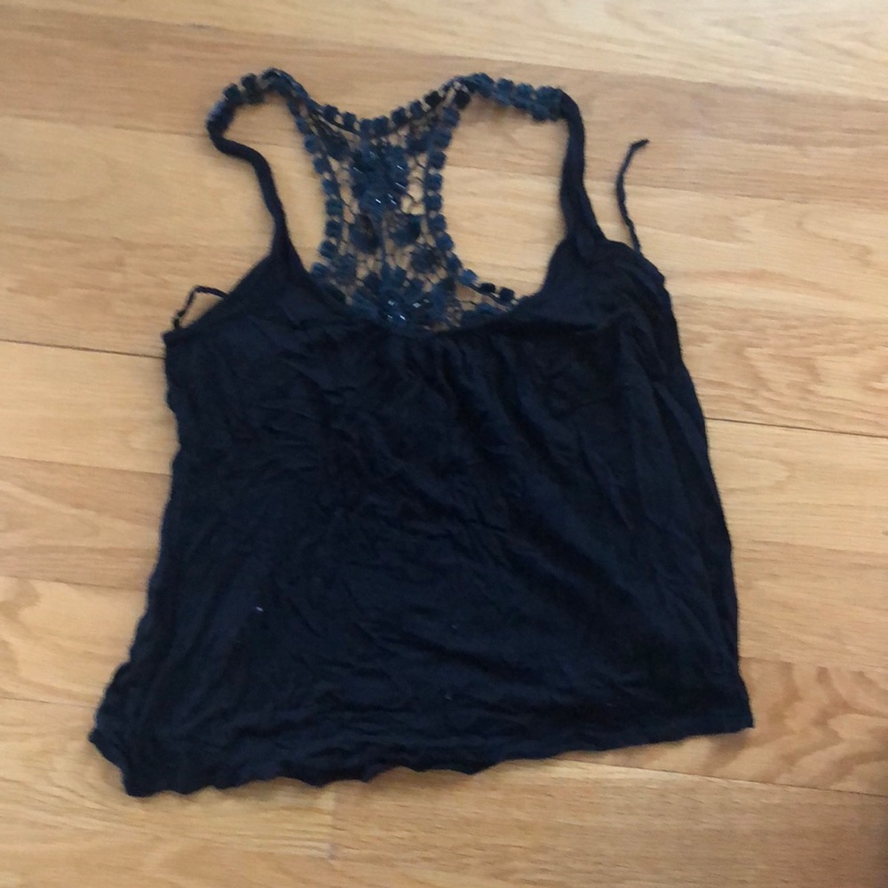 Black tank top